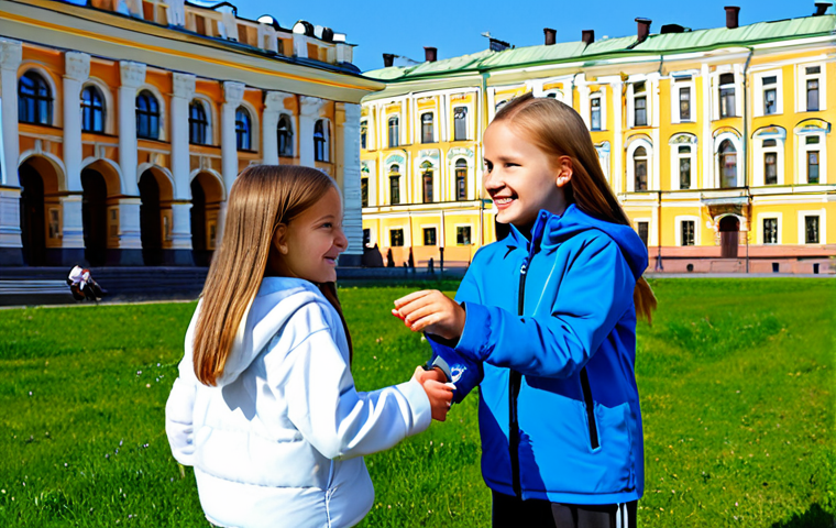 Catholic School Students Volunteering**
"A group of fully clothed, well-mannered schoolchildren, approximately 10-12 years old, participating in a благотворительность (charity) event, perhaps collecting donations for a local orphanage. The setting is a sunny day in a park in Санкт-Петербург (Saint Petersburg), with typical Russian architecture in the background. The children are smiling and interacting positively. They are wearing modest, casual clothing suitable for volunteering. The scene is safe for work, appropriate content, professional, family-friendly, perfect anatomy, correct proportions, natural pose, well-formed hands, proper finger count, and natural body proportions."
**