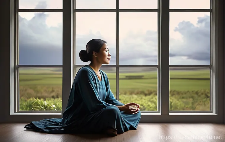 성녀 테레사의 사랑과 헌신 - **Prompt 1: The Beauty of the "Little Way"**
    "A serene young woman, dressed in a modest, soft li...